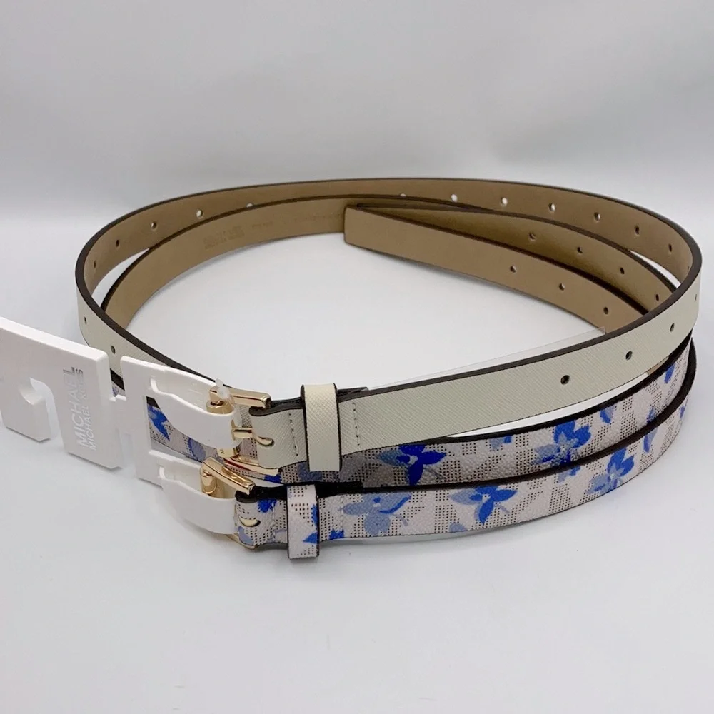 Michael Kors Jet set floral Belt Set